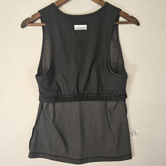 Columbia Tank Top Womens Size L Outdoor Hike Travel Black Omni Wick Inner Sport‎ - Picture 9 of 12